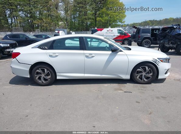 1HGCV1F47MA023744 2021 HONDA ACCORD Белый Вид задней части салона