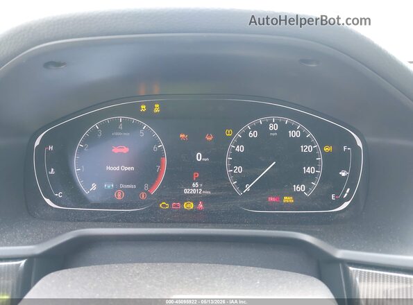 1HGCV1F47MA023744 2021 HONDA ACCORD Белый Вид задних сидений