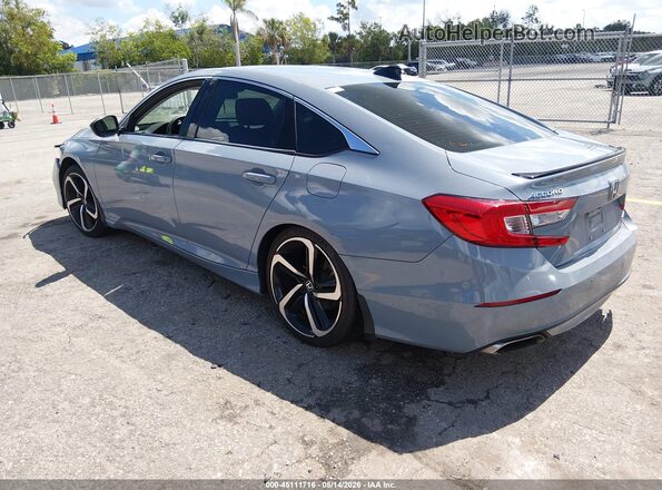 1HGCV1F47NA027343 2022 HONDA ACCORD Blue Tył lewy