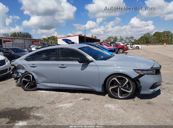 1HGCV1F47NA027343 2022 HONDA ACCORD Blue Widok wnętrza z tyłu