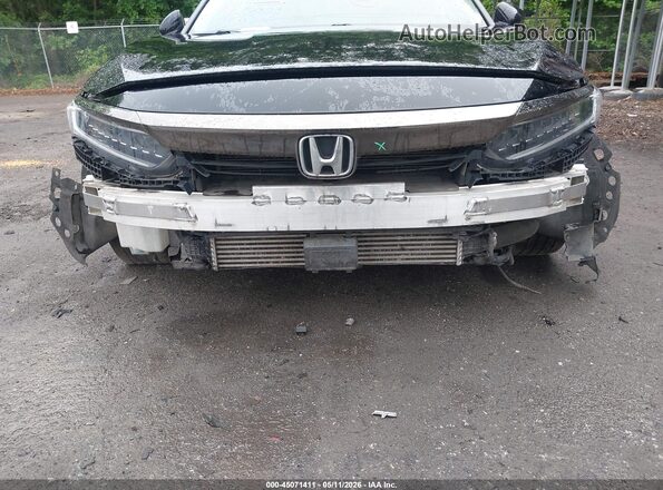 1HGCV1F47NA036575 2022 HONDA ACCORD Black Вид спереду