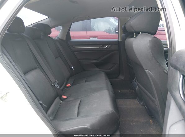 1HGCV1F48JA013543 2018 HONDA ACCORD White Widok naklejki z numerem VIN
