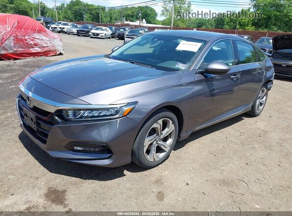 1HGCV1F48LA028059 2020 HONDA ACCORD Gray Przód lewy