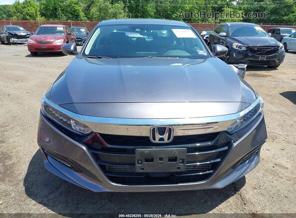 1HGCV1F48LA028059 2020 HONDA ACCORD Gray Widok zestawu wskaźników