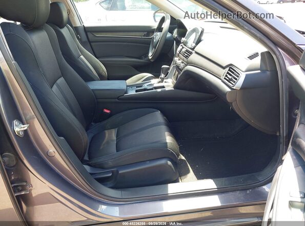 1HGCV1F48LA028059 2020 HONDA ACCORD Gray Widok wnętrza z przodu