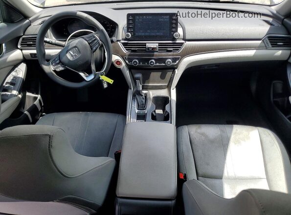 1HGCV1F48LA109756 2020 HONDA ACCORD Gray წინა პანელის ხედი