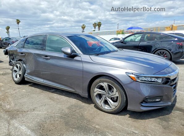 1HGCV1F48LA109756 2020 HONDA ACCORD Gray წინა მარჯვენა