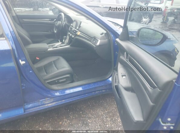 1HGCV1F48MA003986 2021 HONDA ACCORD Blue Սալոնի դիմացի տեսք