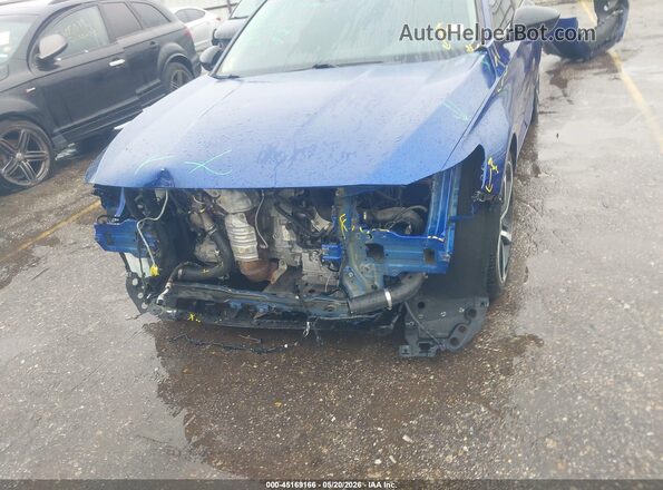 1HGCV1F48MA003986 2021 HONDA ACCORD Blue Սարքավորումների վահանակի տեսք