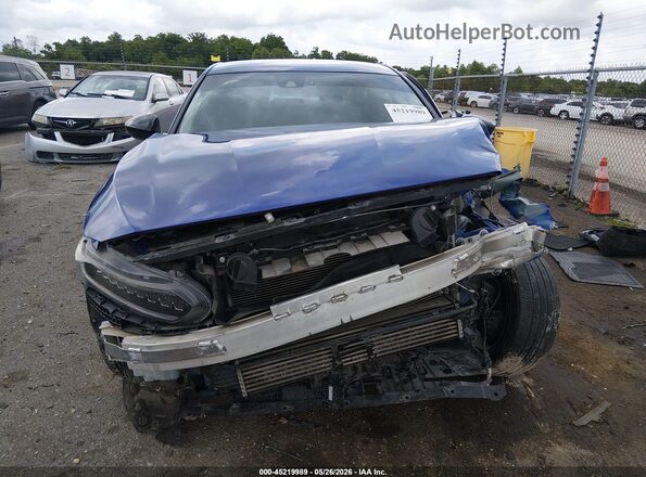 1HGCV1F48MA054789 2021 HONDA ACCORD Blue ხელსაწყოთა პანელის ხედი