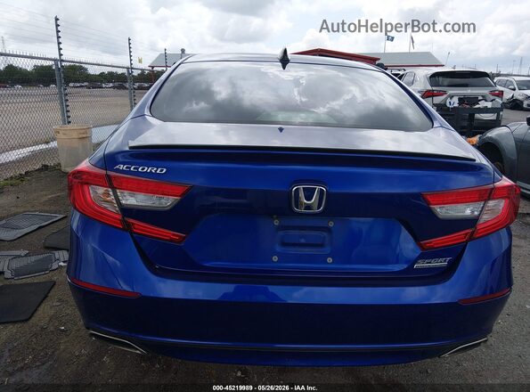 1HGCV1F48MA054789 2021 HONDA ACCORD Blue 