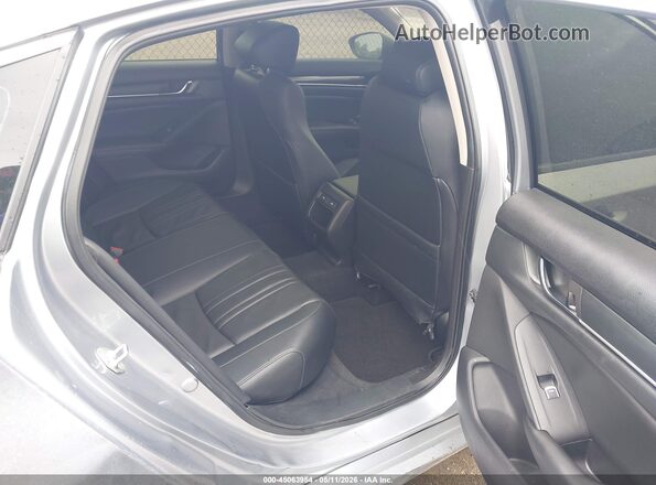1HGCV1F48NA025181 2022 HONDA ACCORD Silver Widok naklejki z numerem VIN