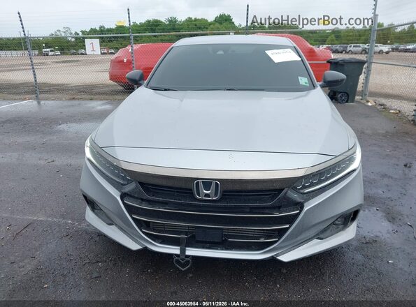 1HGCV1F48NA025181 2022 HONDA ACCORD Silver Widok zestawu wskaźników