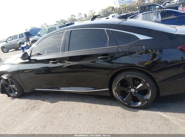 1HGCV1F49JA174046 2018 HONDA ACCORD Black 