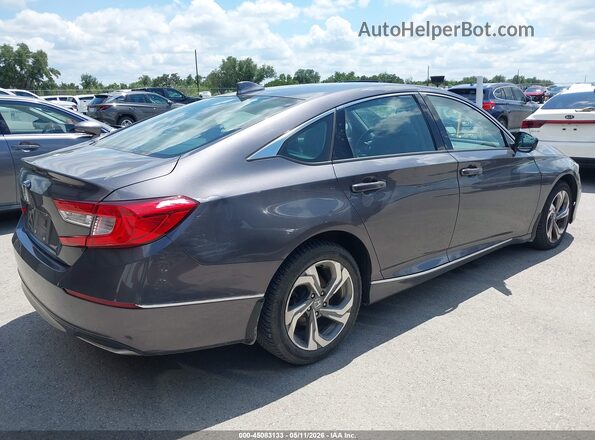 1HGCV1F49KA071016 2019 HONDA ACCORD Gray Հետևի աջ