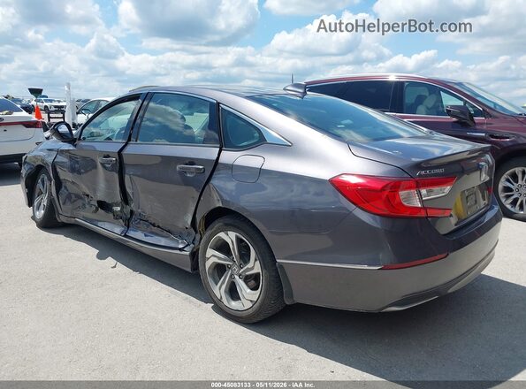 1HGCV1F49KA071016 2019 HONDA ACCORD Gray Հետևի ձախ