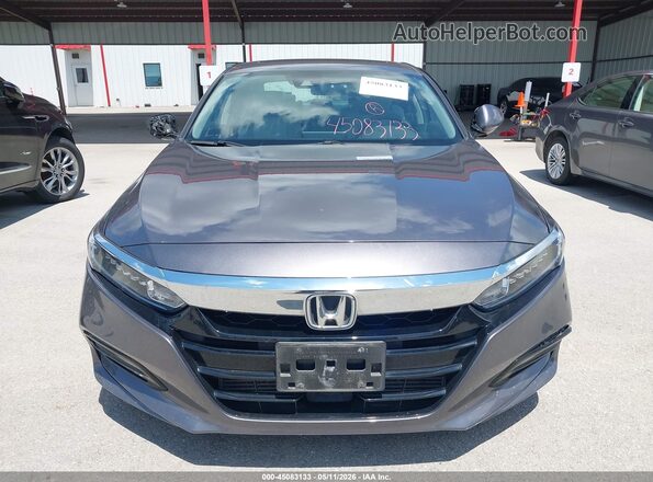 1HGCV1F49KA071016 2019 HONDA ACCORD Gray Սարքավորումների վահանակի տեսք