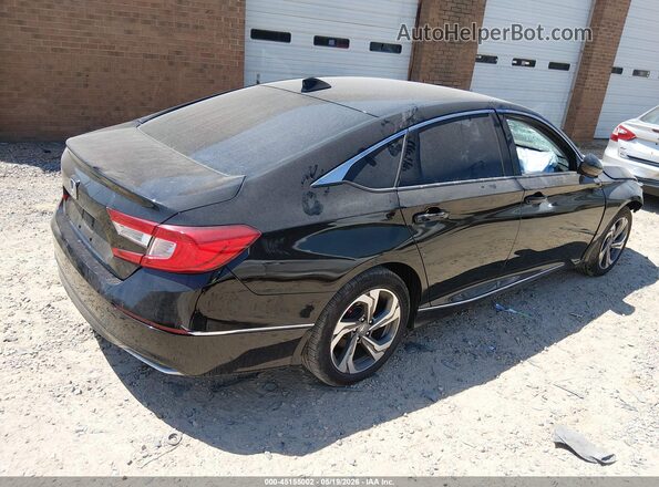 1HGCV1F49KA174985 2019 HONDA ACCORD Black Tył prawy