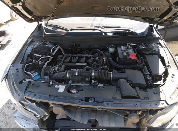 1HGCV1F49KA174985 2019 HONDA ACCORD Black Widok z tyłu