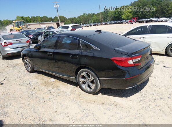 1HGCV1F49KA174985 2019 HONDA ACCORD Black Tył lewy