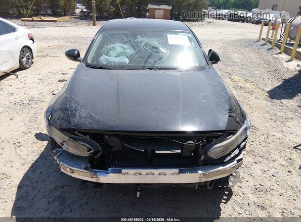 1HGCV1F49KA174985 2019 HONDA ACCORD Black Widok zestawu wskaźników