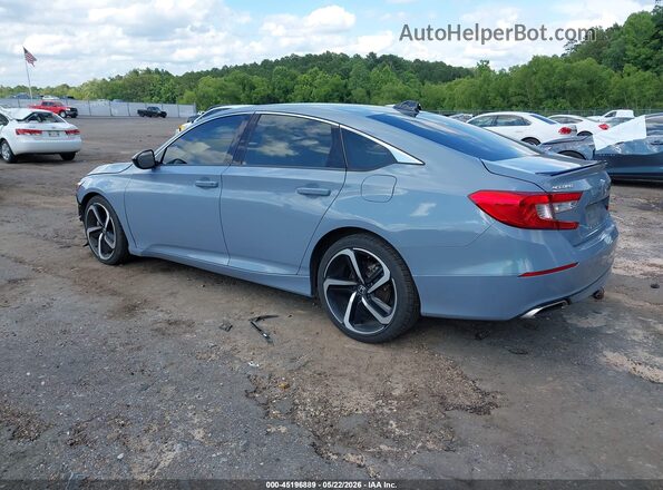 1HGCV1F49NA071814 2022 HONDA ACCORD Серый Задняя левая четверть