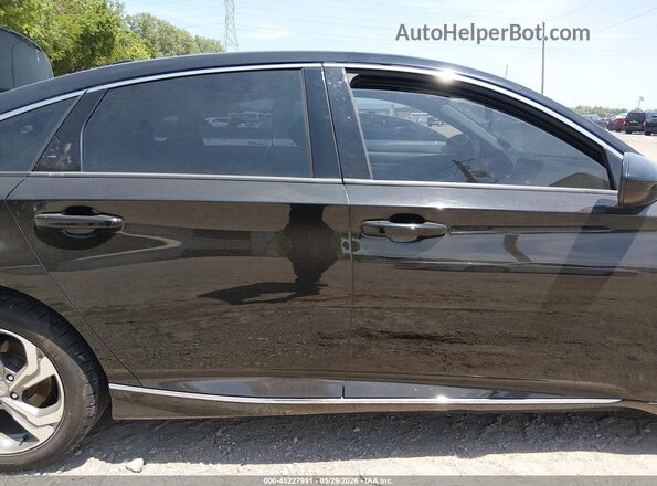 1HGCV1F4XJA099213 2018 HONDA ACCORD Черный Панорамный вид салона 360°