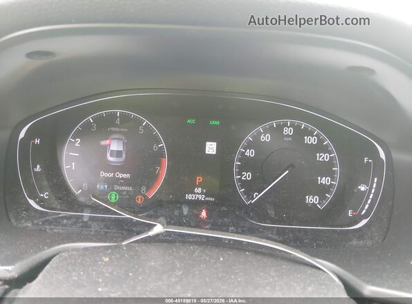 1HGCV1F4XJA224078 2018 HONDA ACCORD Black უკანა სავარძლების ხედი