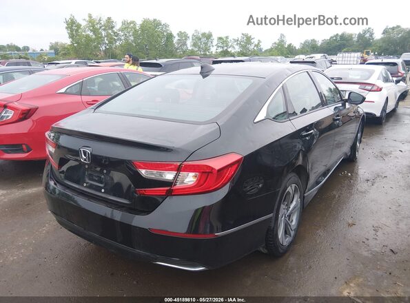 1HGCV1F4XJA224078 2018 HONDA ACCORD Black უკანა მარჯვენა
