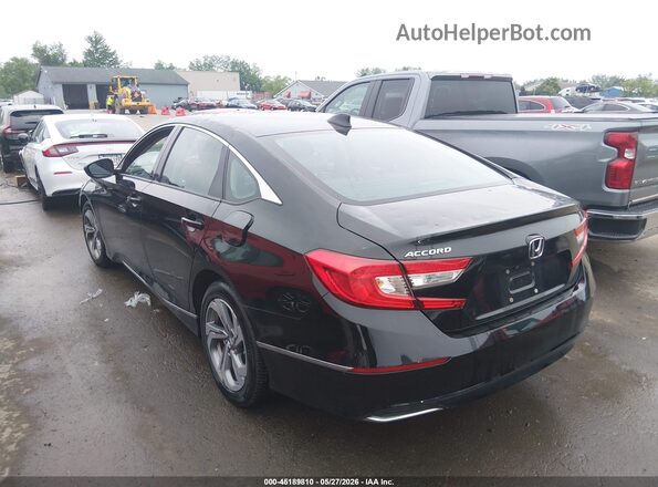 1HGCV1F4XJA224078 2018 HONDA ACCORD Black უკანა მარცხენა