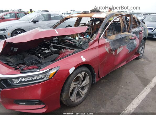 1HGCV1F4XKA036128 2019 HONDA ACCORD Red Vista frontal
