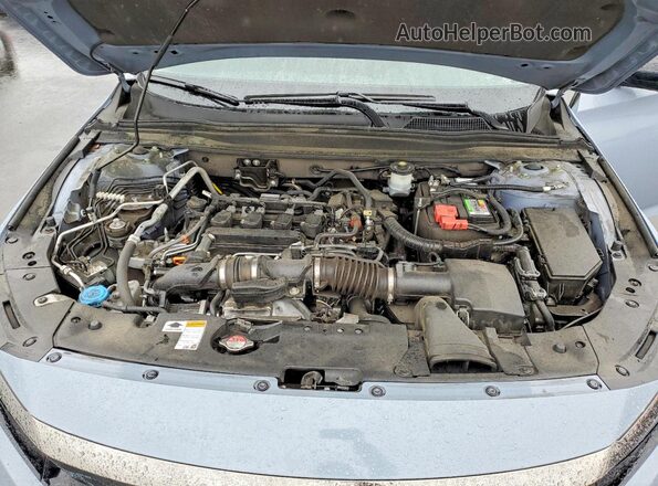 1HGCV1F4XMA114698 2021 HONDA ACCORD Blue უკანა სალონის ხედი