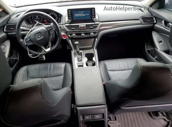 1HGCV1F4XMA114698 2021 HONDA ACCORD Blue წინა პანელის ხედი