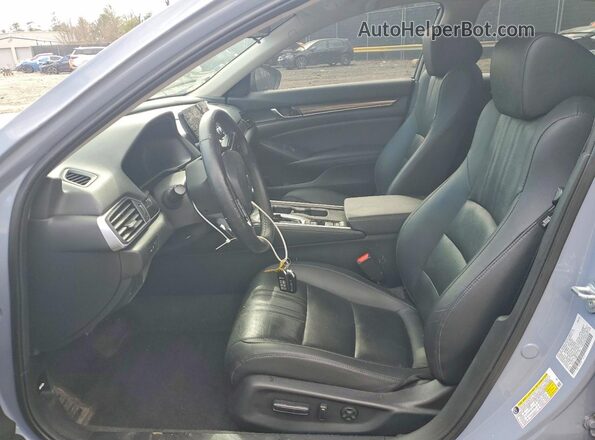 1HGCV1F4XNA071854 2022 HONDA ACCORD Blue Սալոնի դիմացի տեսք