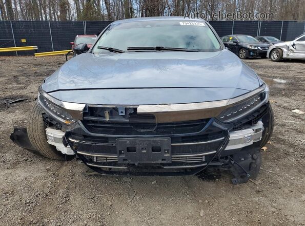 1HGCV1F4XNA071854 2022 HONDA ACCORD Blue Դիմացի տեսք