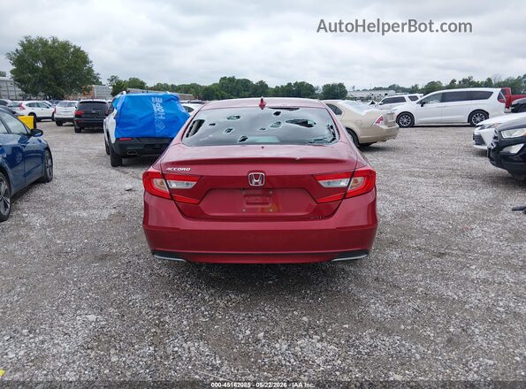 1HGCV1F50JA068464 2018 HONDA ACCORD Red 