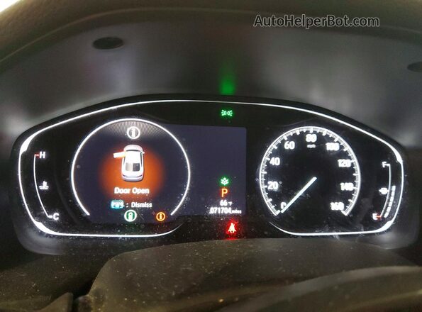 1HGCV1F50LA063641 2020 HONDA ACCORD Белый Вид щитка приборов