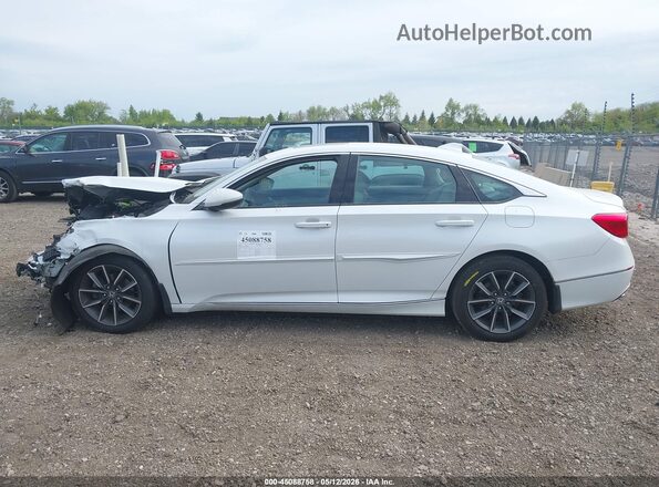 1HGCV1F50MA112306 2021 HONDA ACCORD White Սալոնի 360 աստիճան տեսք