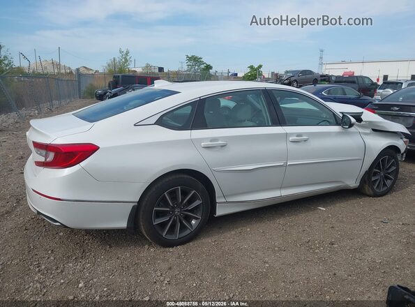 1HGCV1F50MA112306 2021 HONDA ACCORD White Սալոնի հետևի տեսք