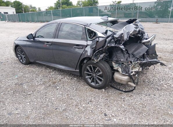 1HGCV1F50NA073573 2022 HONDA ACCORD Gray Задня ліва чверть