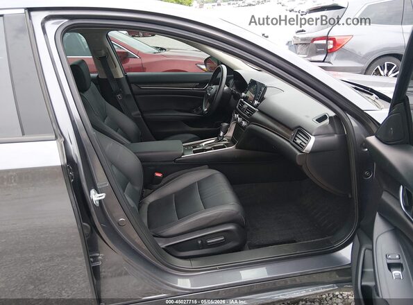 1HGCV1F50NA073573 2022 HONDA ACCORD Gray Вид салону спереду