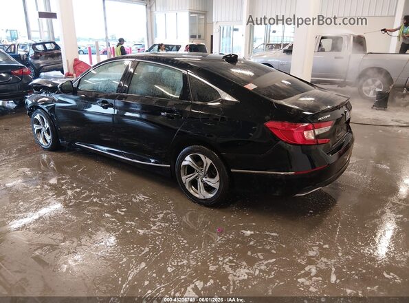 1HGCV1F51KA032882 2019 HONDA ACCORD Black Rear left