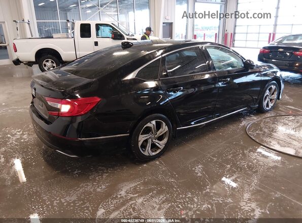 1HGCV1F51KA032882 2019 HONDA ACCORD Black Rear right