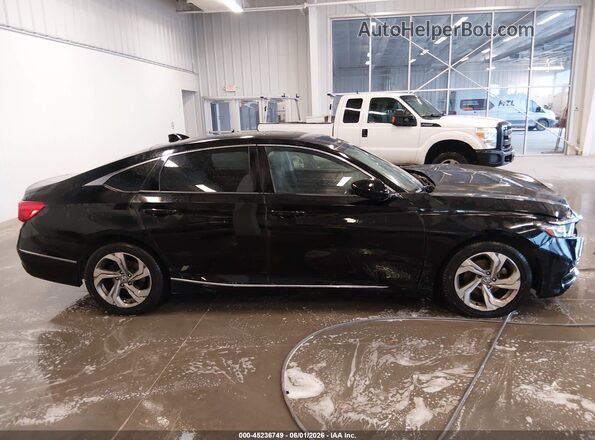 1HGCV1F51KA032882 2019 HONDA ACCORD Black Rear interior view