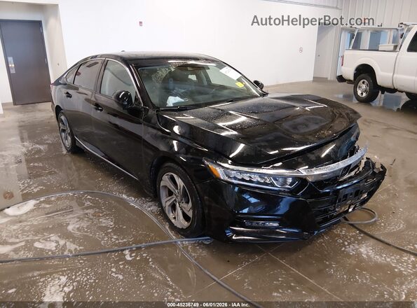 1HGCV1F51KA032882 2019 HONDA ACCORD Black 