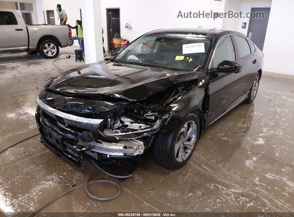 1HGCV1F51KA032882 2019 HONDA ACCORD Black 