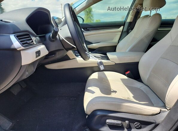 1HGCV1F52JA031819 2018 HONDA ACCORD Black Widok wnętrza z przodu