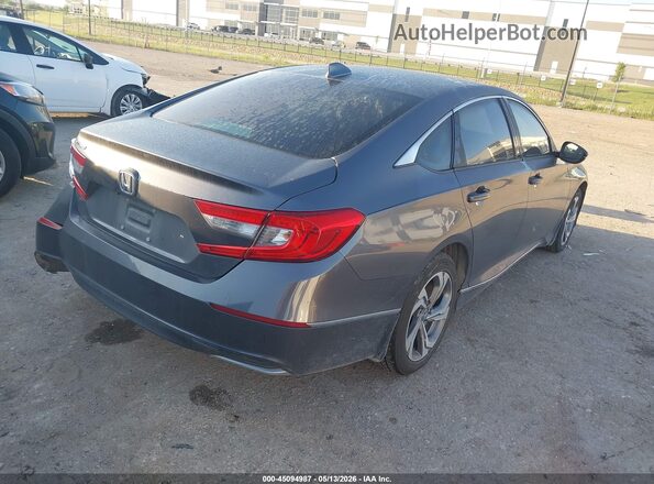 1HGCV1F52JA085170 2018 HONDA ACCORD Gray Задня права чверть