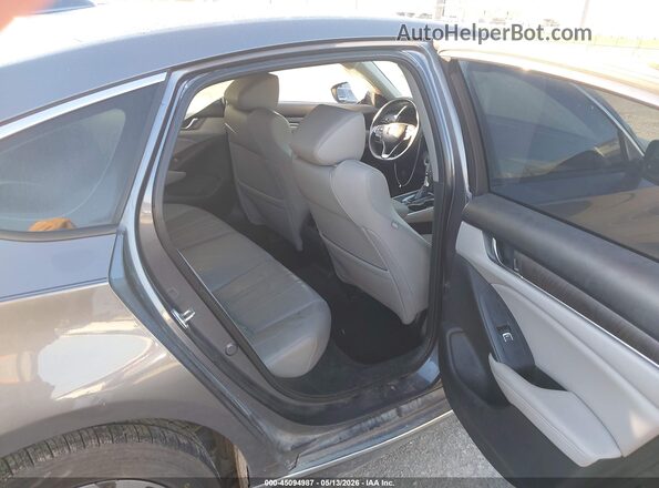 1HGCV1F52JA085170 2018 HONDA ACCORD Gray Вид наклейки з VIN-кодом