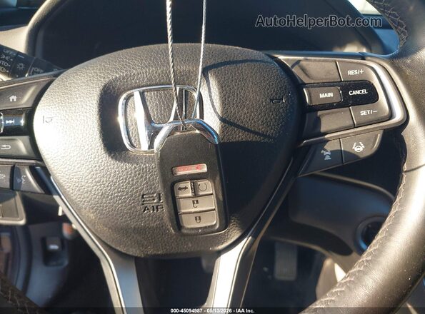 1HGCV1F52JA085170 2018 HONDA ACCORD Gray Вид панелі приладів